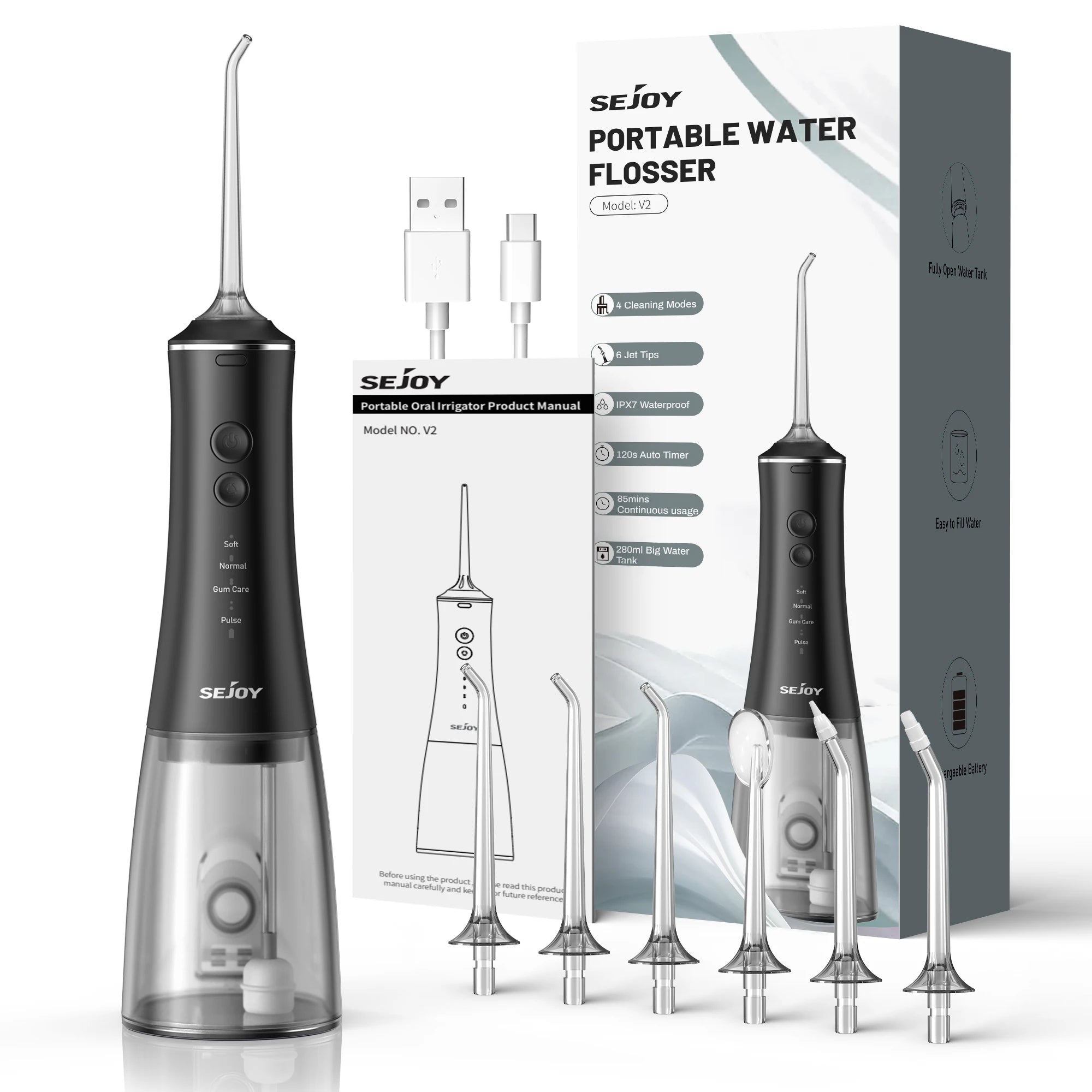 Flick&Floss® Jet Pro Flosser